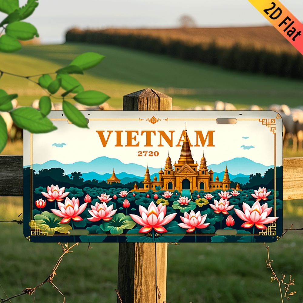 Home Decor Vietnam - Aluminum Painting Vintage Vietnam 2720 License