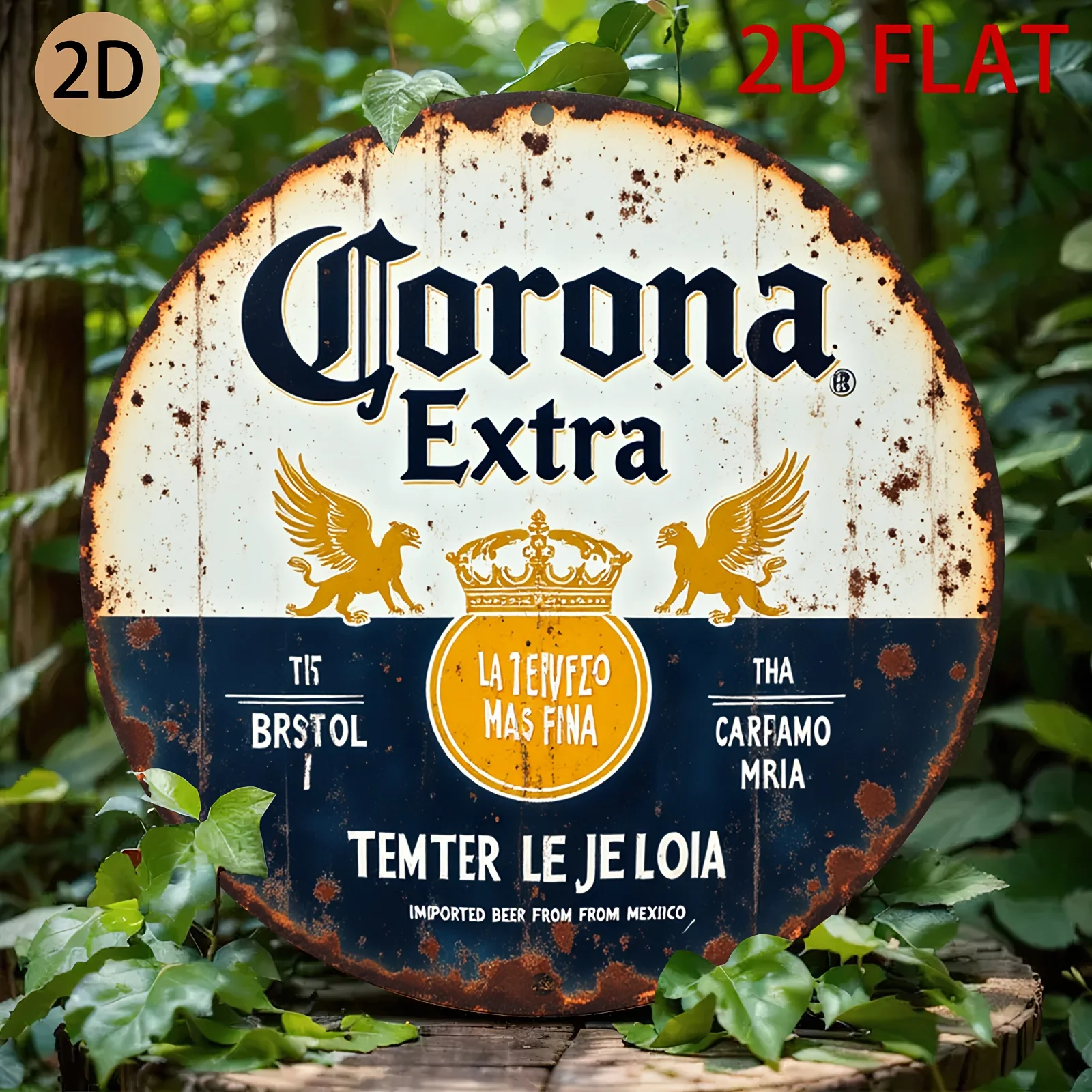 Home Decor Logo Design - 2D Flat, Vintage Corona Extra Beer