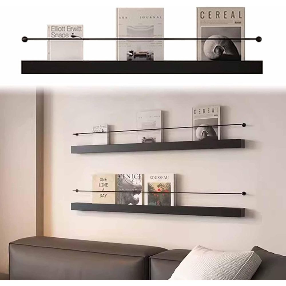 Home Decor Brochure - ZIMGOD Wall Magazine Rack Stand for
