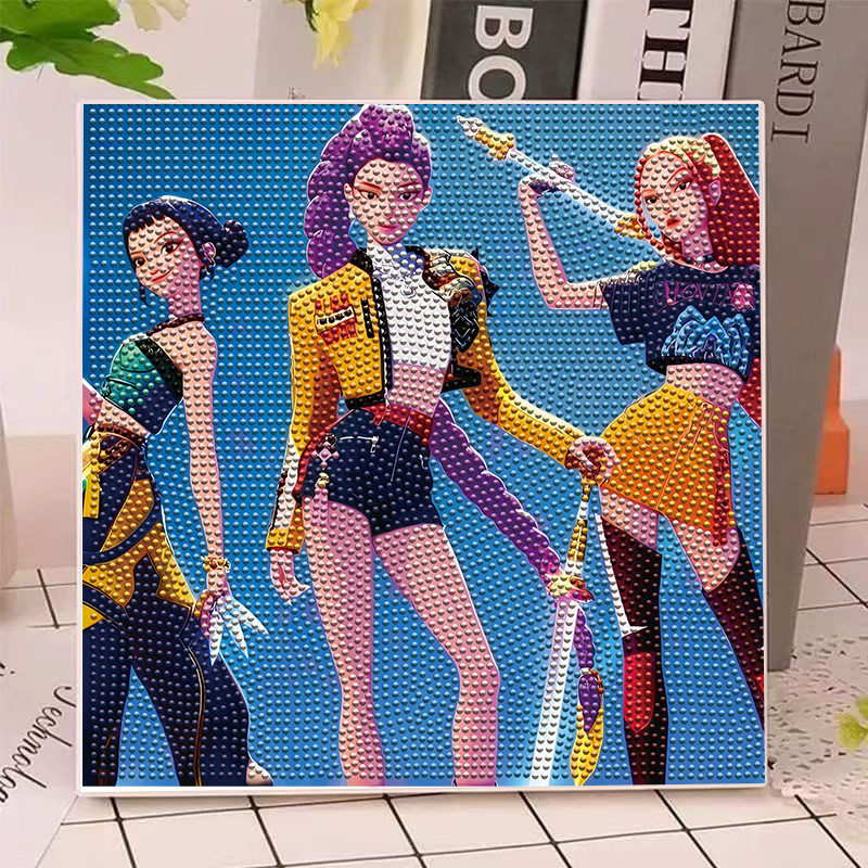 Home Decor Kit - Anime Gilrs Lumi Mila Zoi K-pop