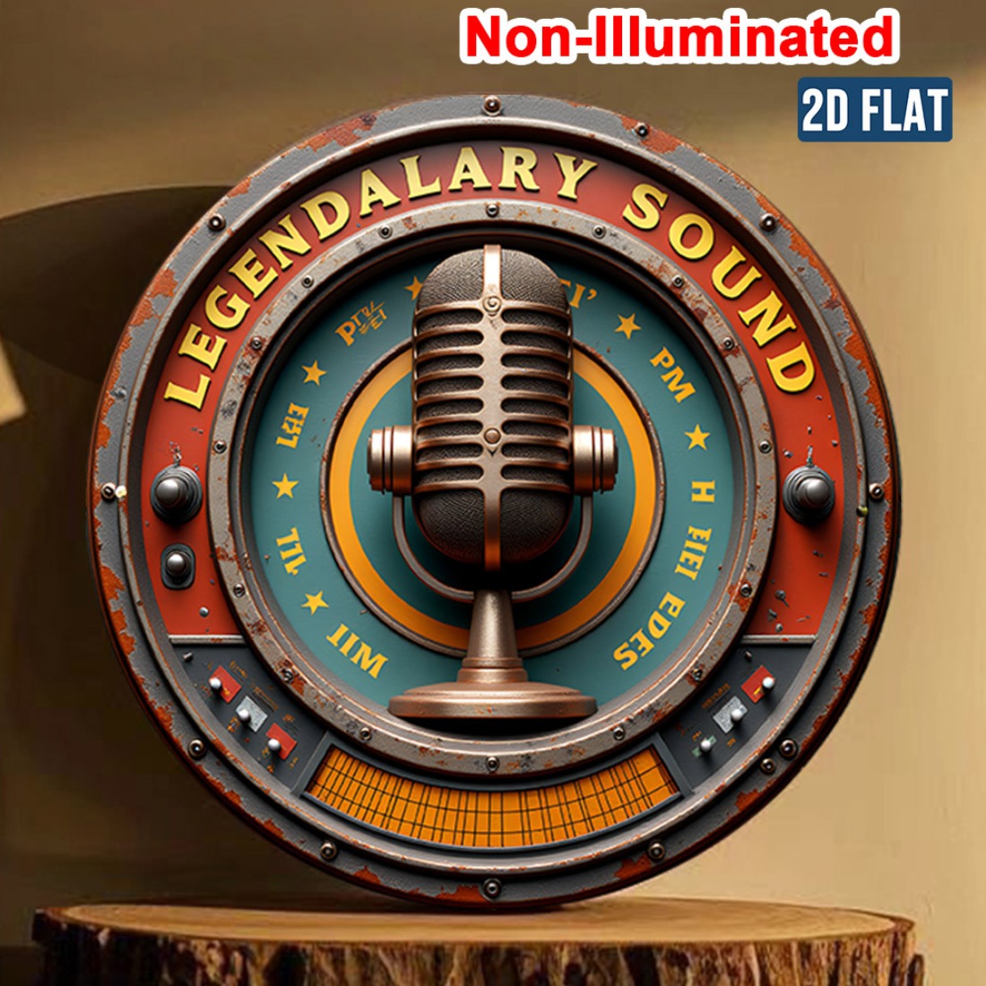Home Decor Kolkata - Vintage Stereo Wall Art 2D Metal