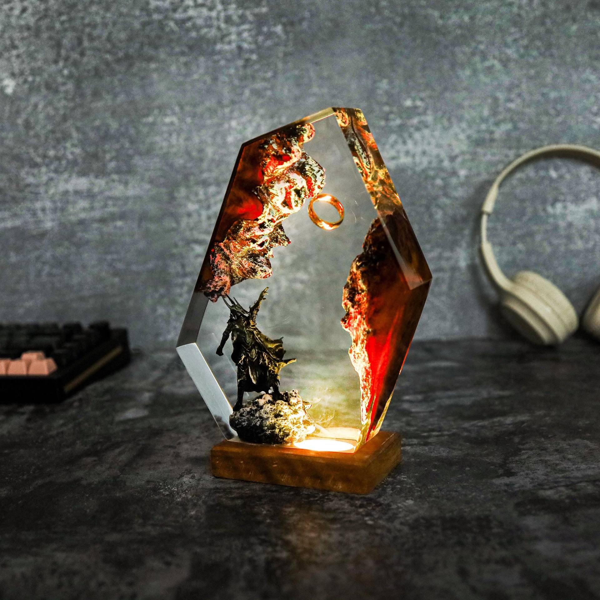 Home Decor Lamp - Movie Scence Figure Table Resin Lamp