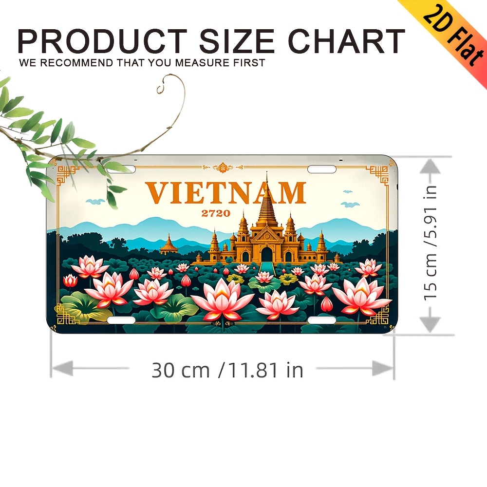 Aluminum Painting Vintage Viet - Home Decor Vietnam review and price