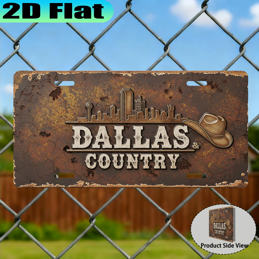 2D Flat Dallas & Country Cowbo - Home Decor Dallas review and price