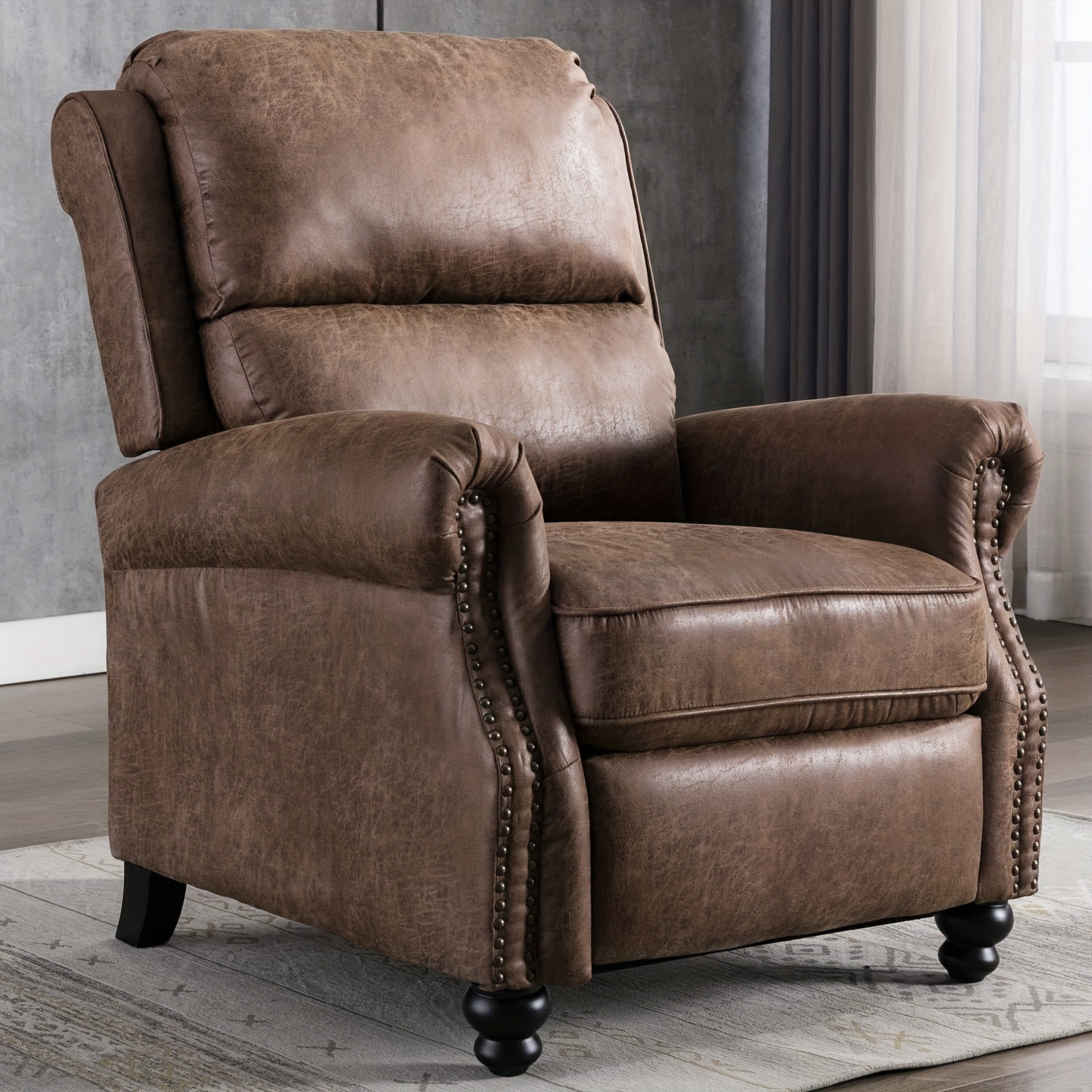 Pushback Recliner Chair Faux L - Home Decor Vietnam review and price