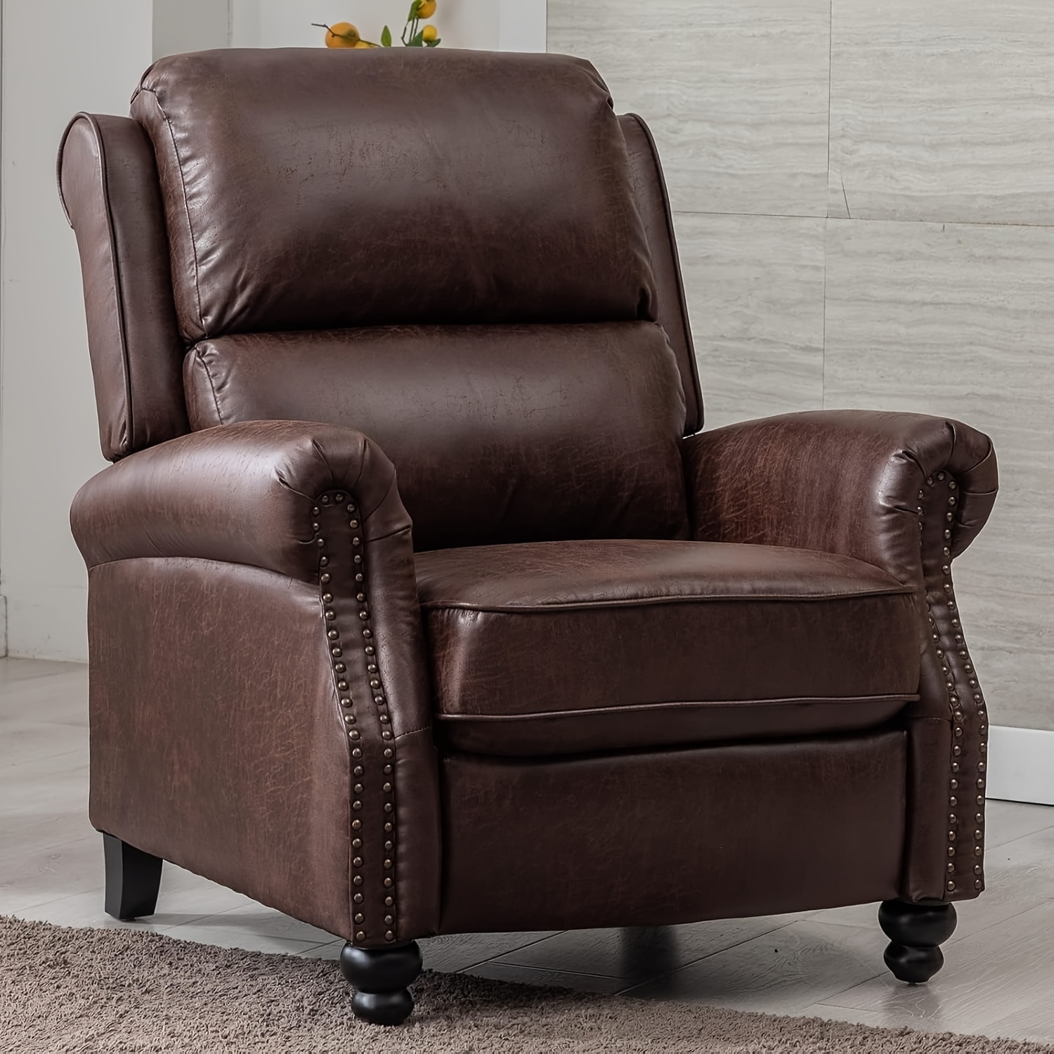 Pushback Recliner Chair Faux L - Home Decor Vietnam review and price