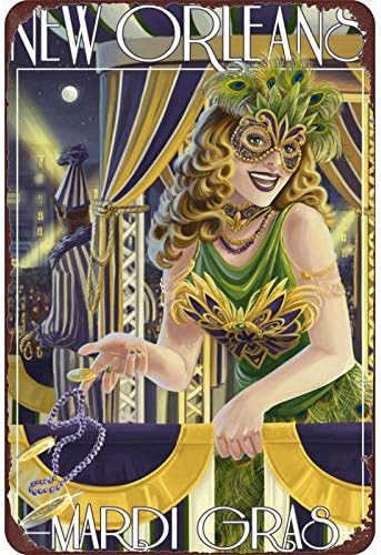 Vintage Tin Poster New Orleans - Home Decor New Orleans review and price
