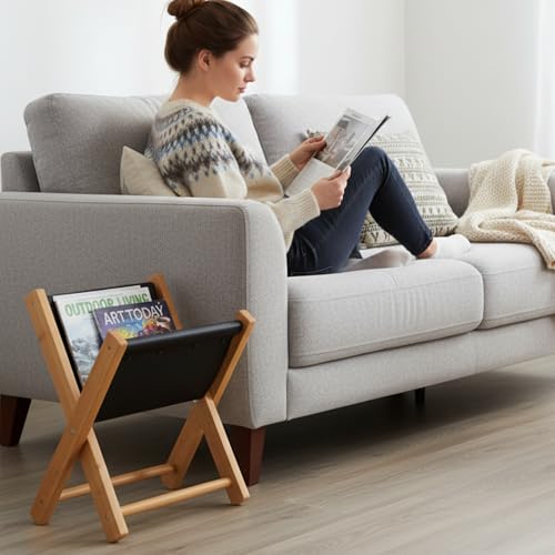 Wooden Floor Magazine Stand Wi - Home Decor Brochure review and price