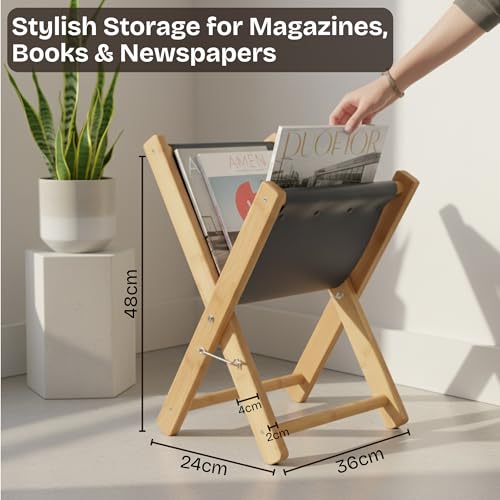 Wooden Floor Magazine Stand Wi - Home Decor Brochure review and price