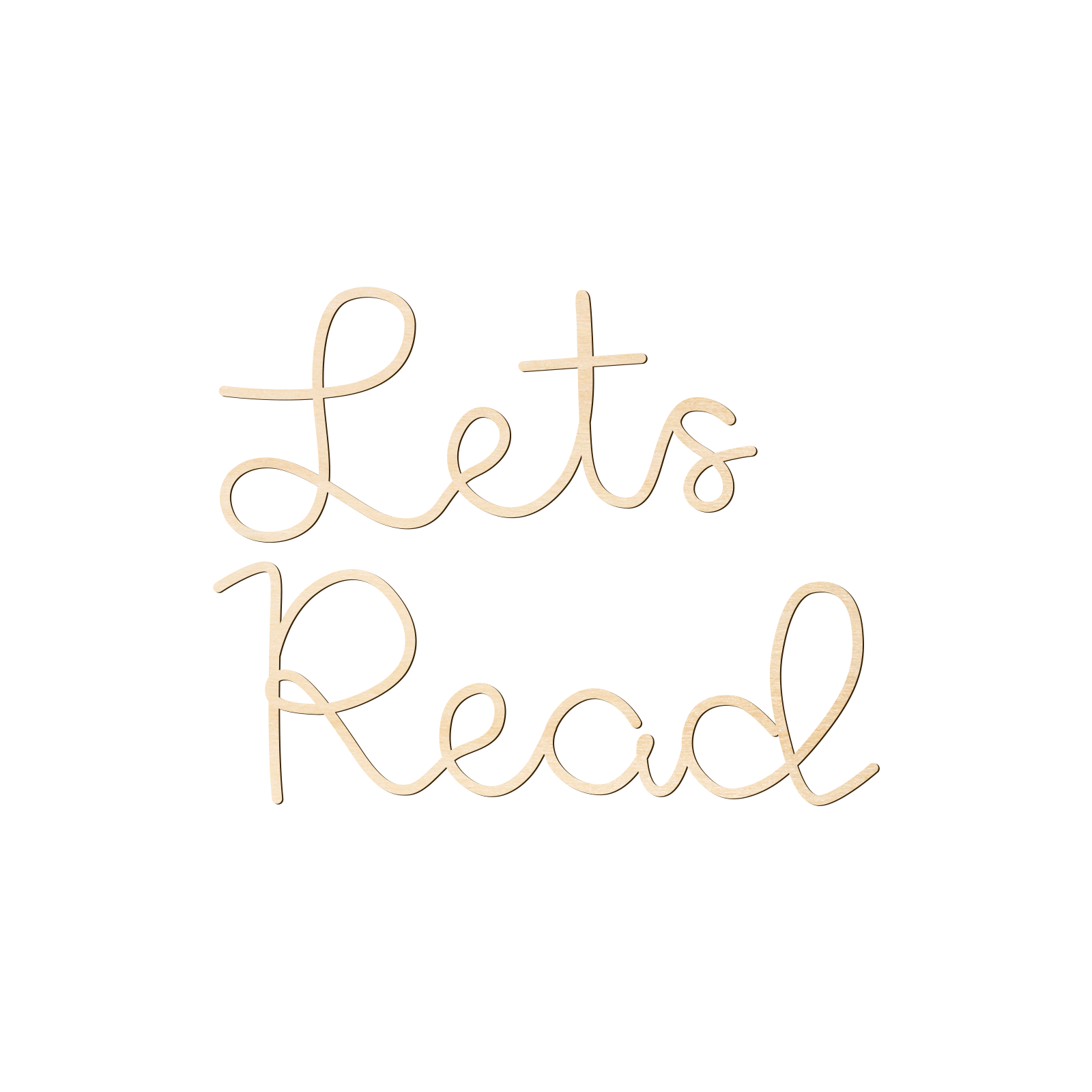 Let's Read Wooden Wall Sign -  - Wooden Letter Sign review and price