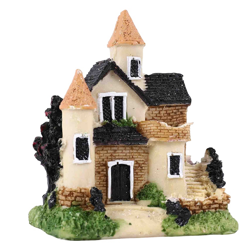 Cute Mini Resin House Miniatur - Home Decor In review and price