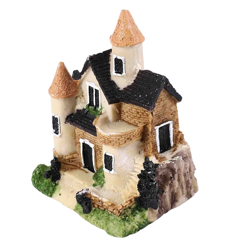 Cute Mini Resin House Miniatur - Home Decor In review and price