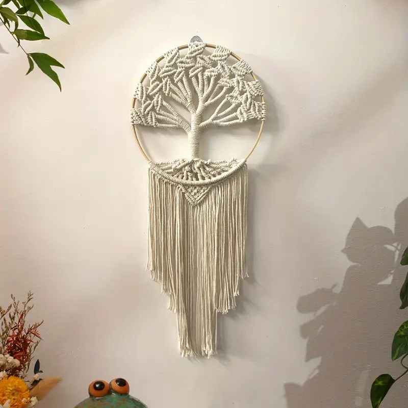 Tree of Life Macrame Wall Hang - Home Decor Handmade review and price