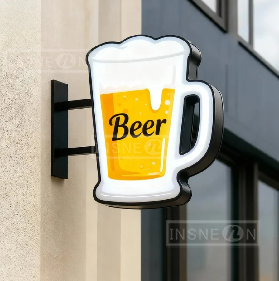 Custom Neon LED Light Box Pers - Home Decor Logo Design review and price