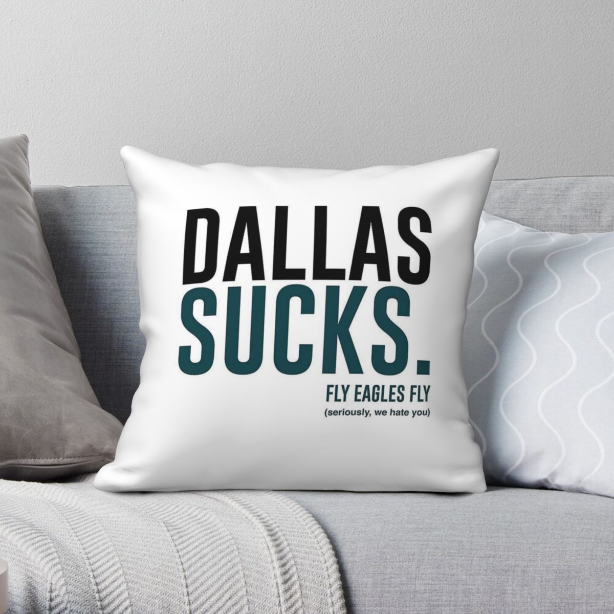 Dallas Sucks Fly Eagles Fly Sq - Home Decor Dallas review and price