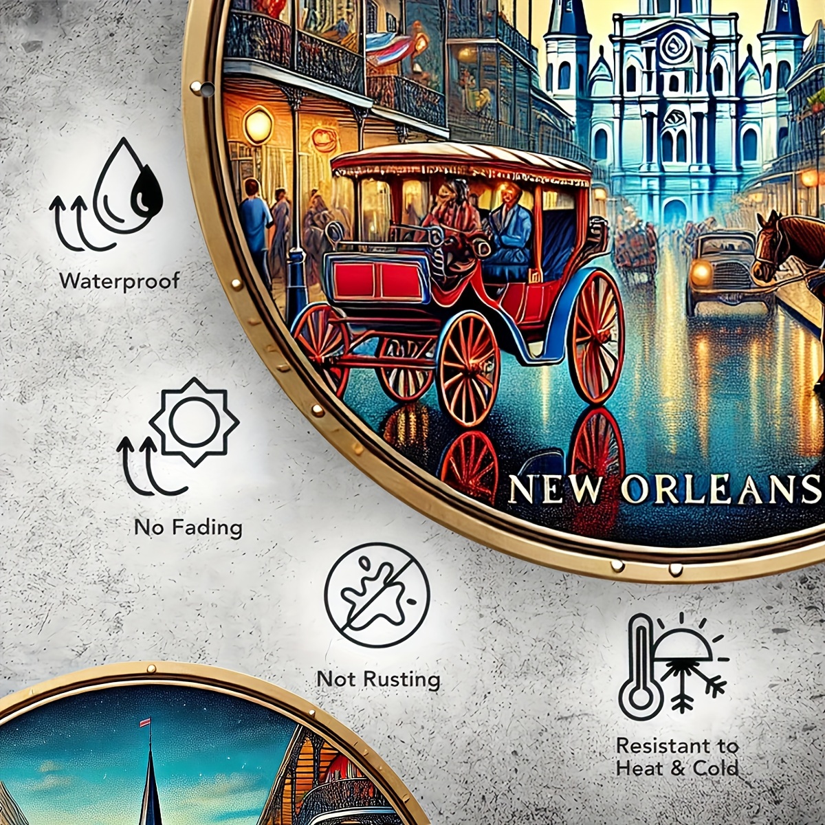 Tin Sign - Vintage Durable Met - Home Decor New Orleans review and price