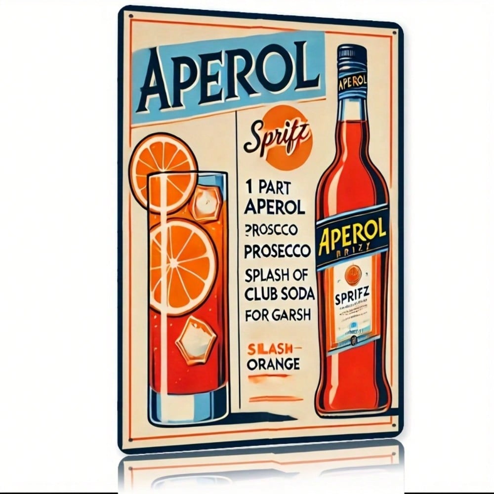 Vintage Aperol Spritz Metal Si - Home Decor Kolkata review and price