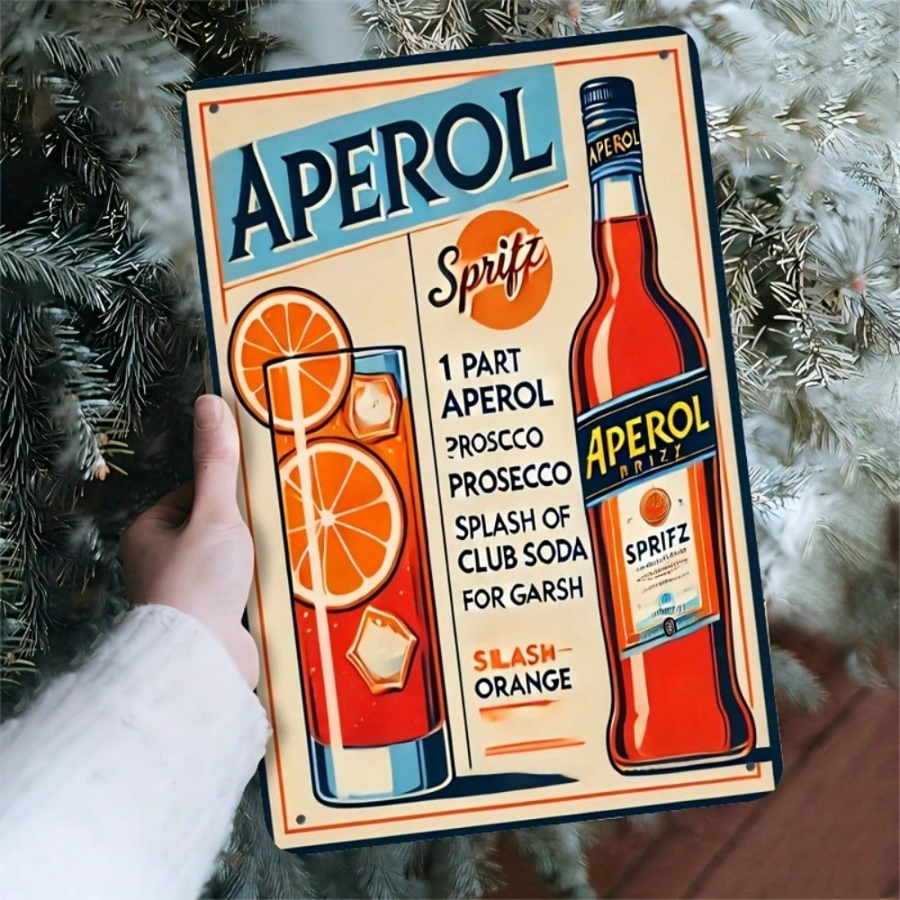 Vintage Aperol Spritz Metal Si - Home Decor Kolkata review and price
