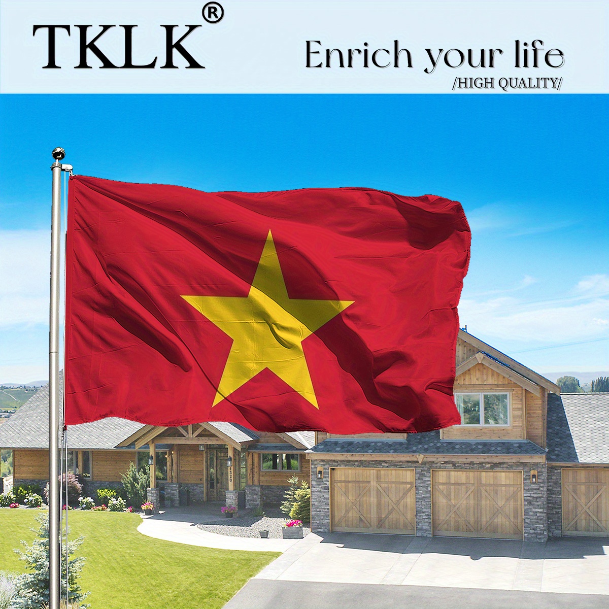 1pc Vietnam Flag - 35.43x59.06 - Home Decor Vietnam review and price