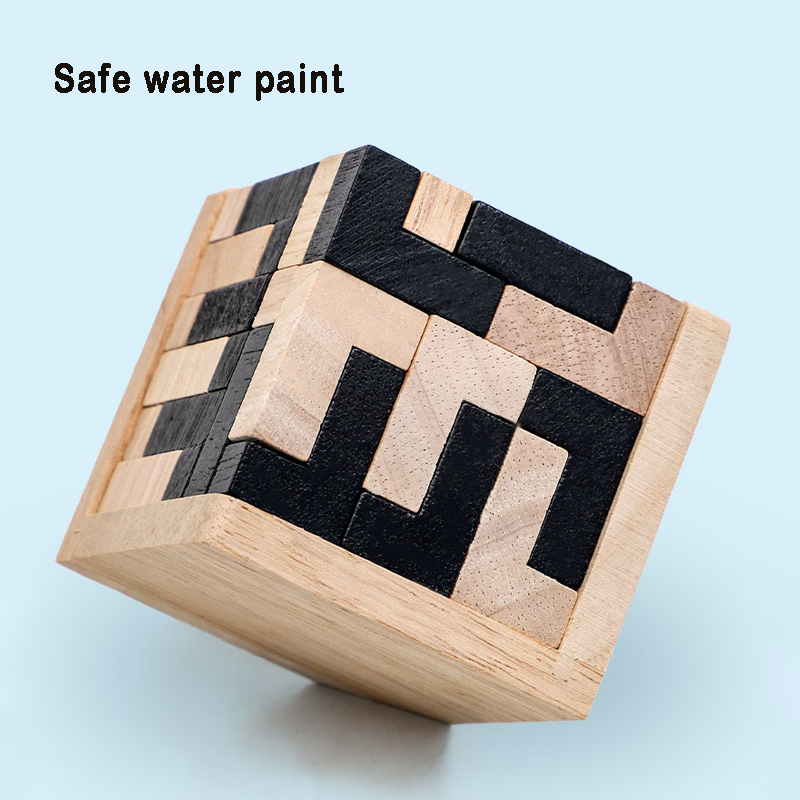 3D Cube Puzzle Luban Interlock - Wooden Letter Sign review and price