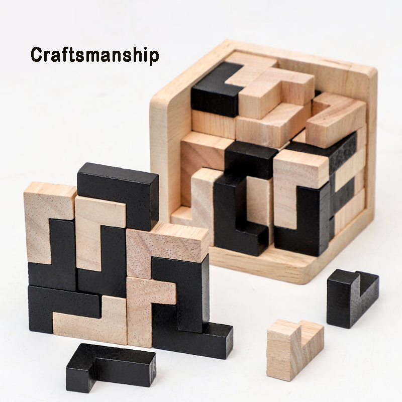 3D Cube Puzzle Luban Interlock - Wooden Letter Sign review and price