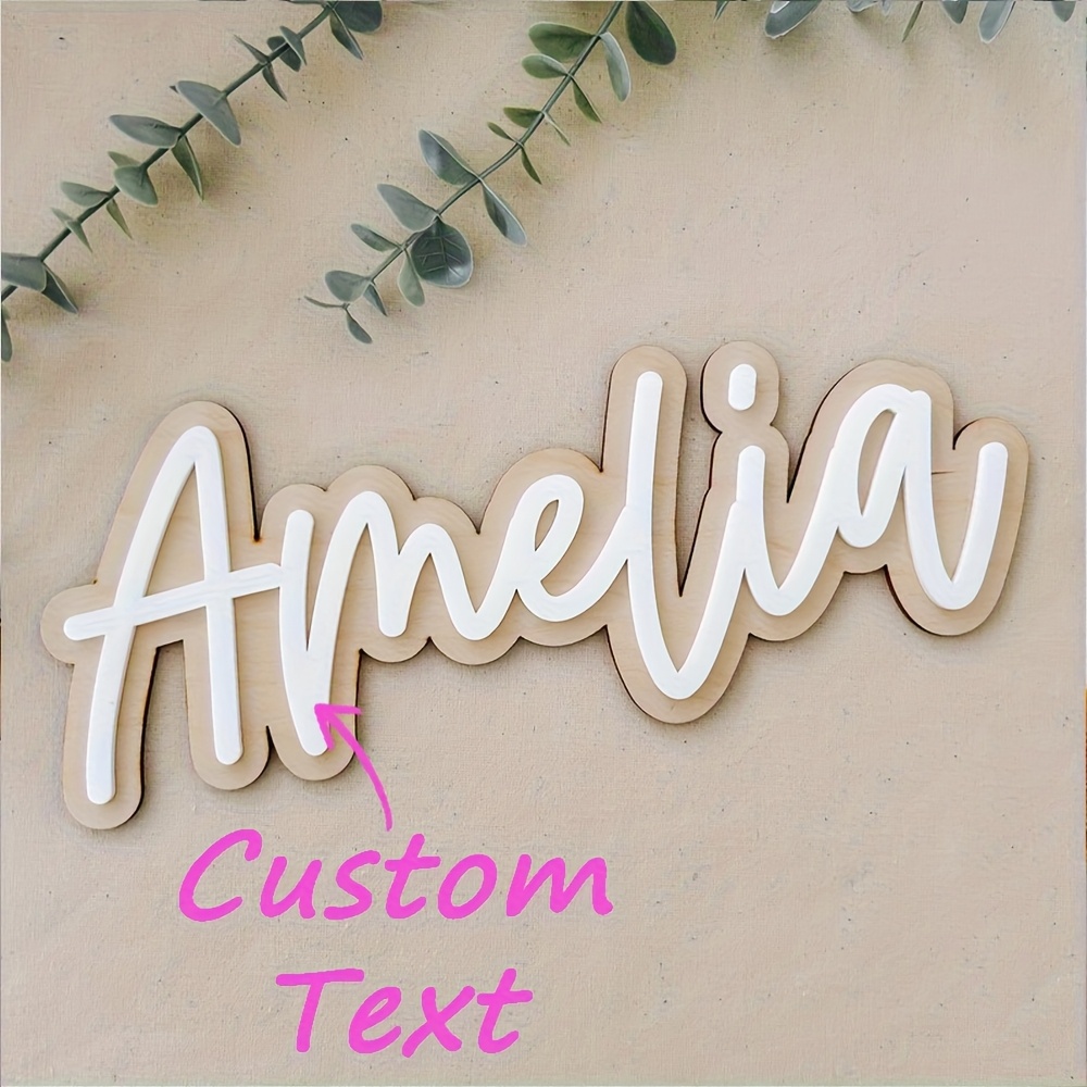 Personalized Double-Layered Wo - Wooden Letter Sign review and price