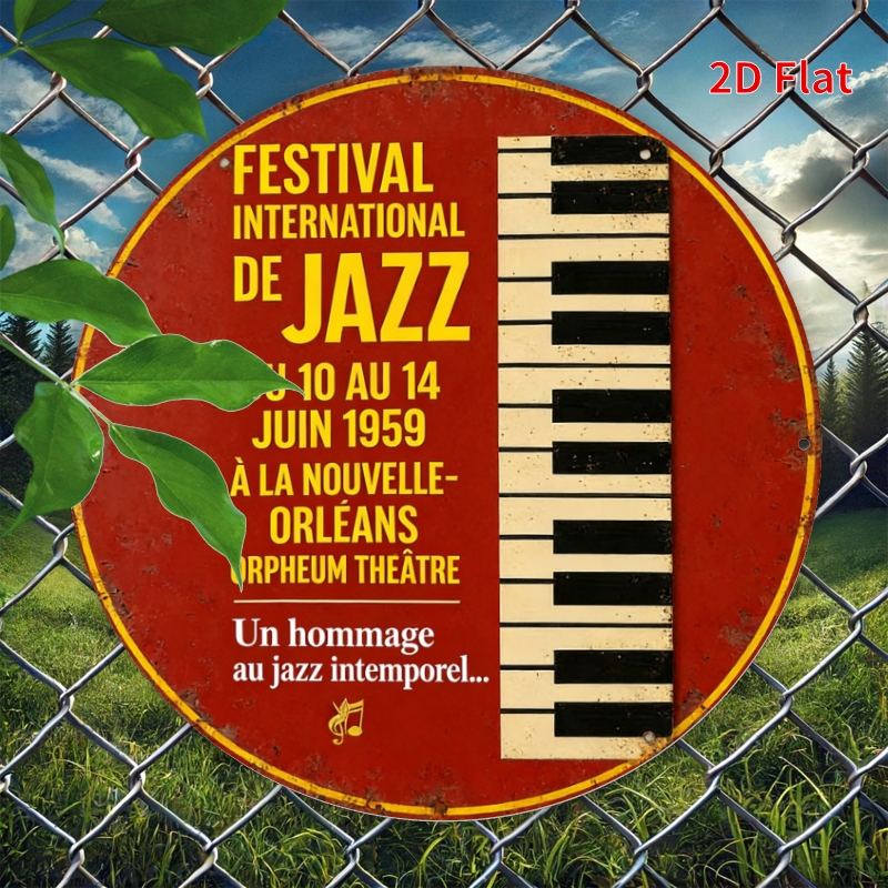 2D Flat-1pc-Jazz Music Festiva - Home Decor New Orleans review and price