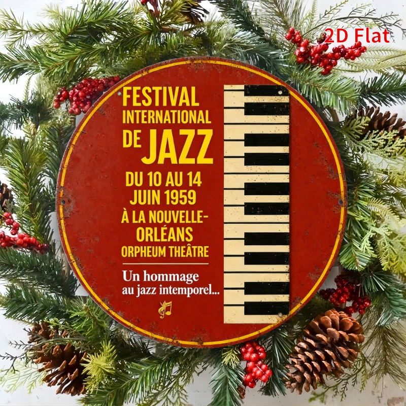2D Flat-1pc-Jazz Music Festiva - Home Decor New Orleans review and price