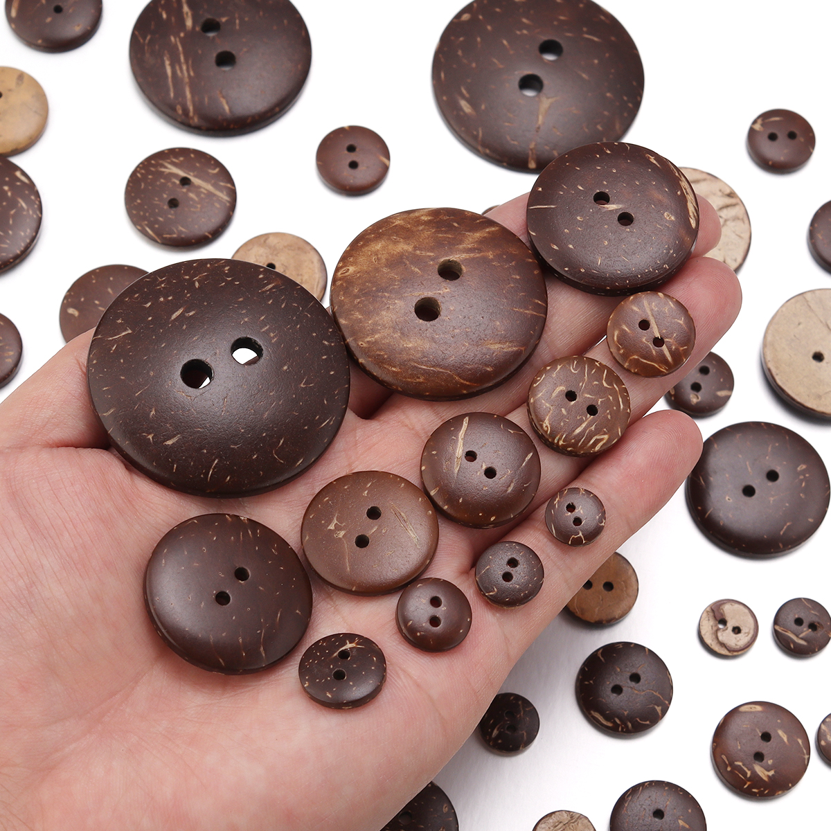 10-100Pcs Natural Coconut Shel - Home Decor Handmade review and price