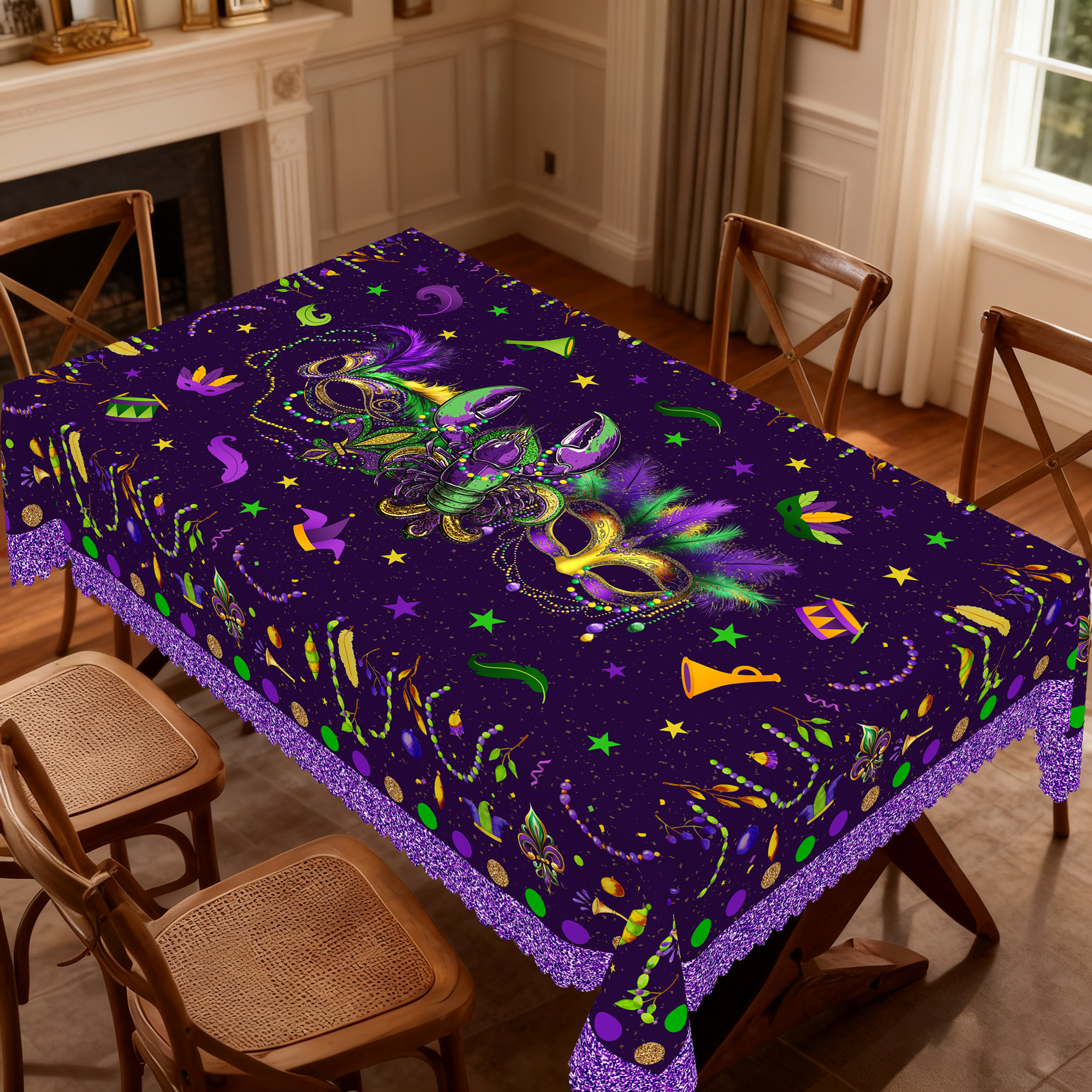 1 Piece of Purple Mardi Gras T - Home Decor New Orleans review and price