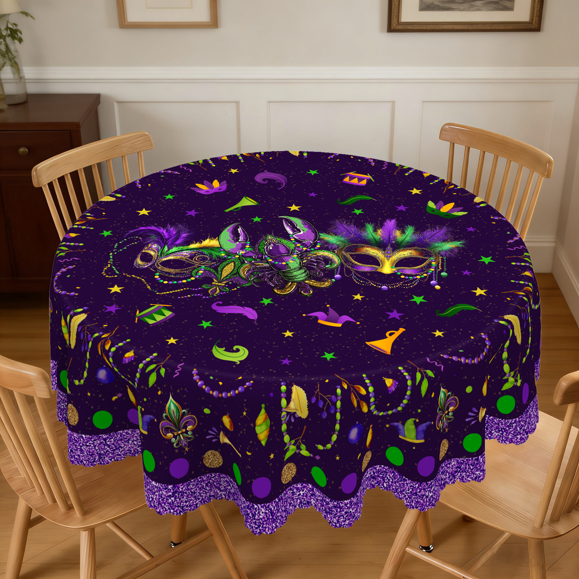 1 Piece of Purple Mardi Gras T - Home Decor New Orleans review and price