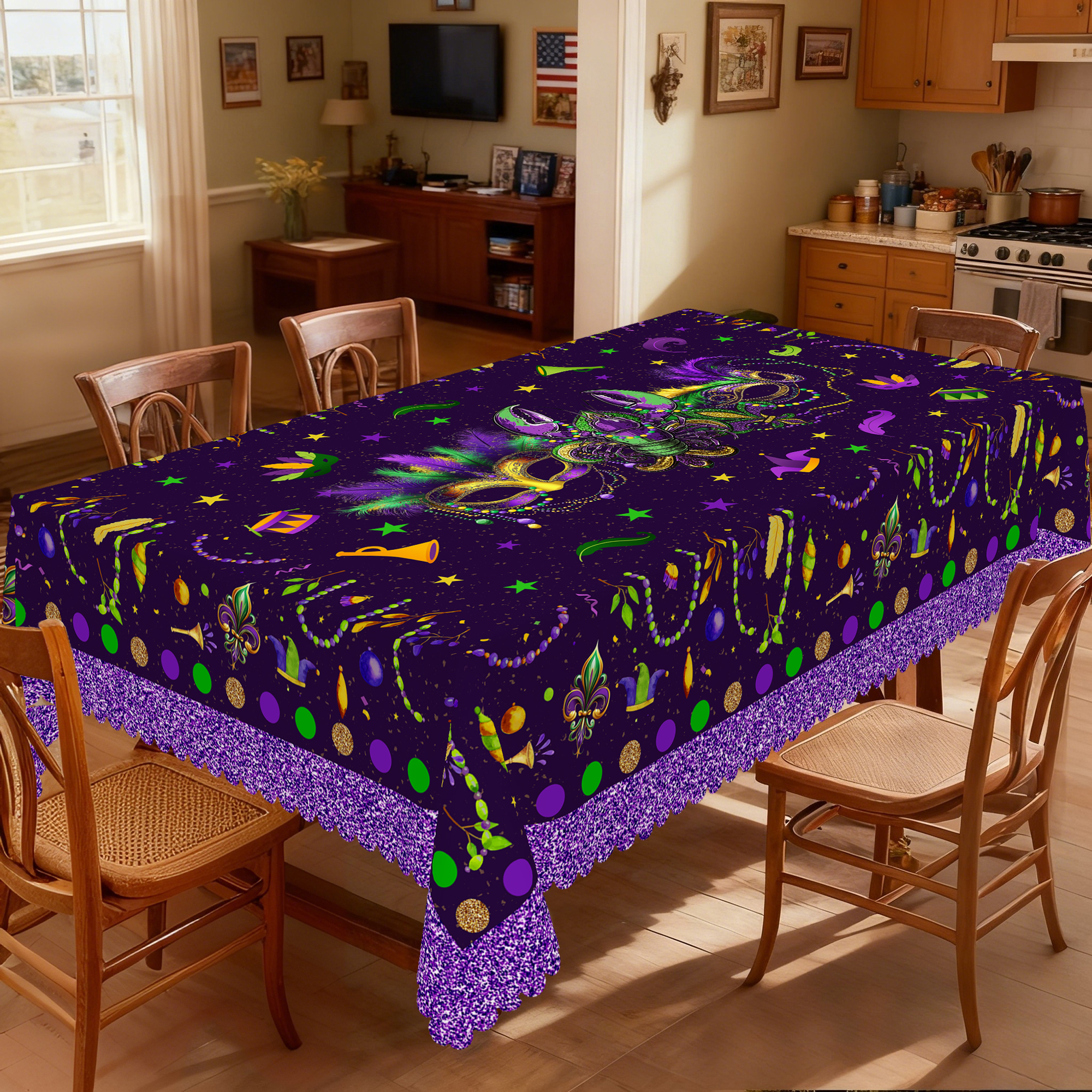 1 Piece of Purple Mardi Gras T - Home Decor New Orleans review and price