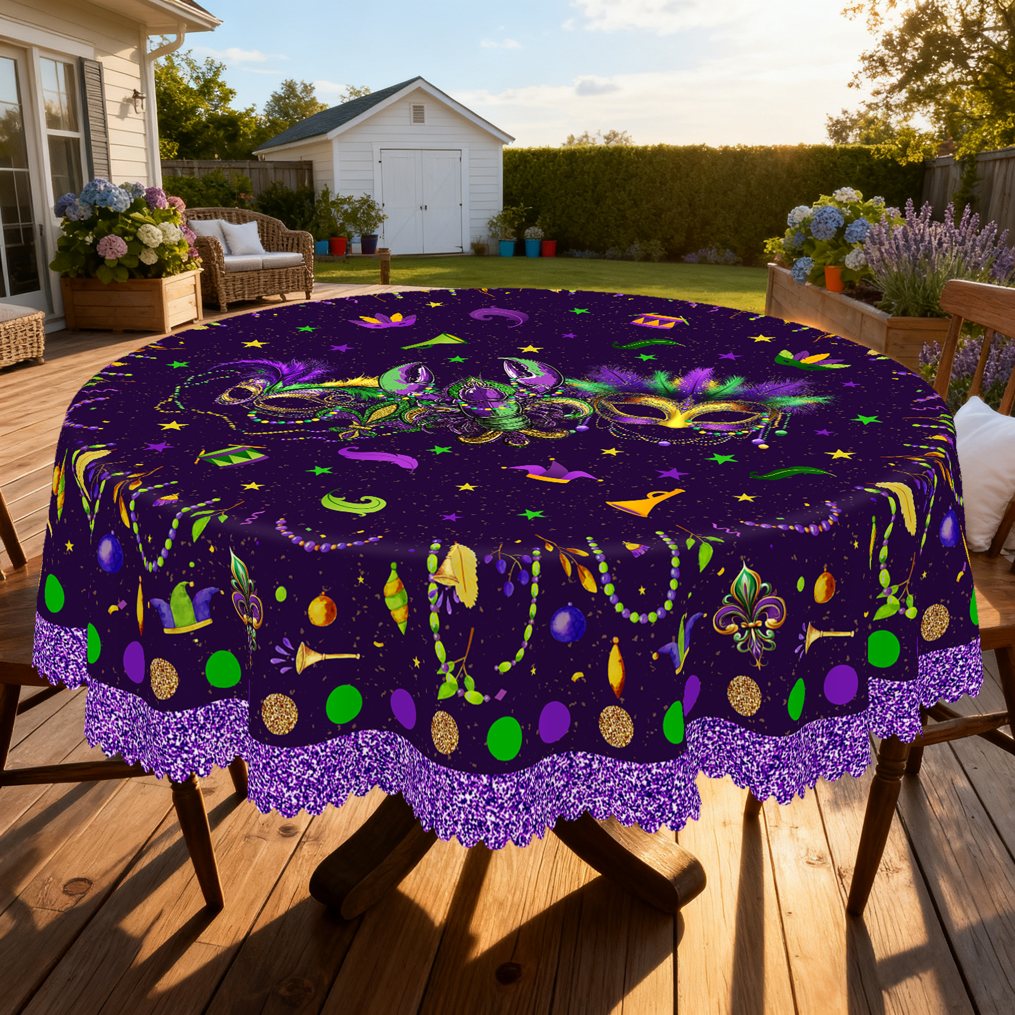 1 Piece of Purple Mardi Gras T - Home Decor New Orleans review and price