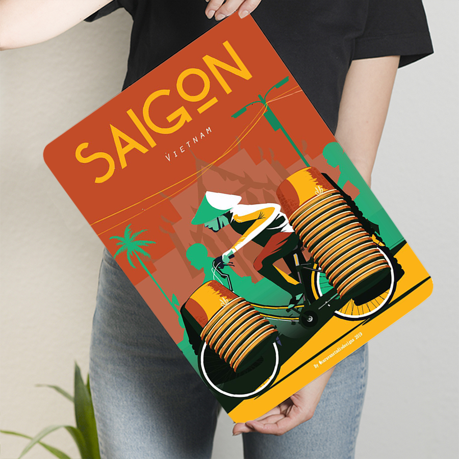 Saigon Vietnam Bicycle Vendor  - Home Decor Vietnam review and price