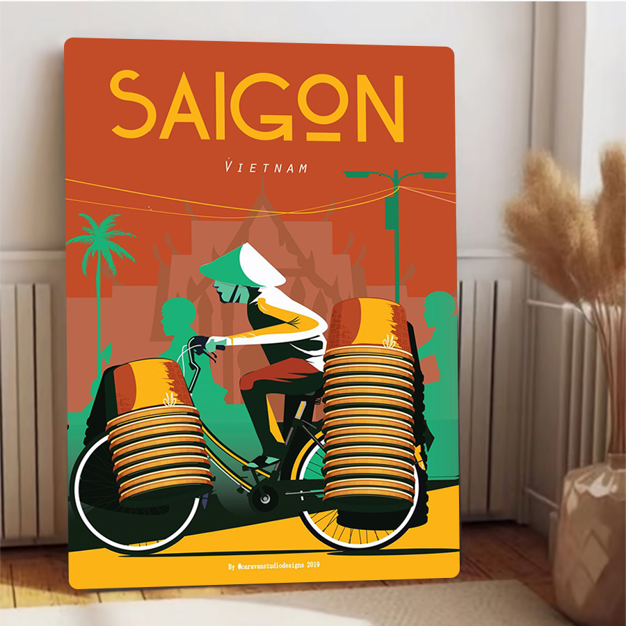 Saigon Vietnam Bicycle Vendor  - Home Decor Vietnam review and price