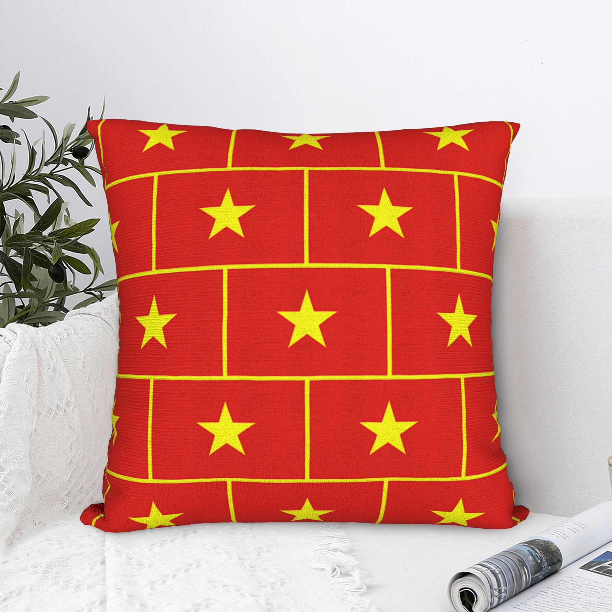 Printing Vietnam Flag Yellow S - Home Decor Vietnam review and price