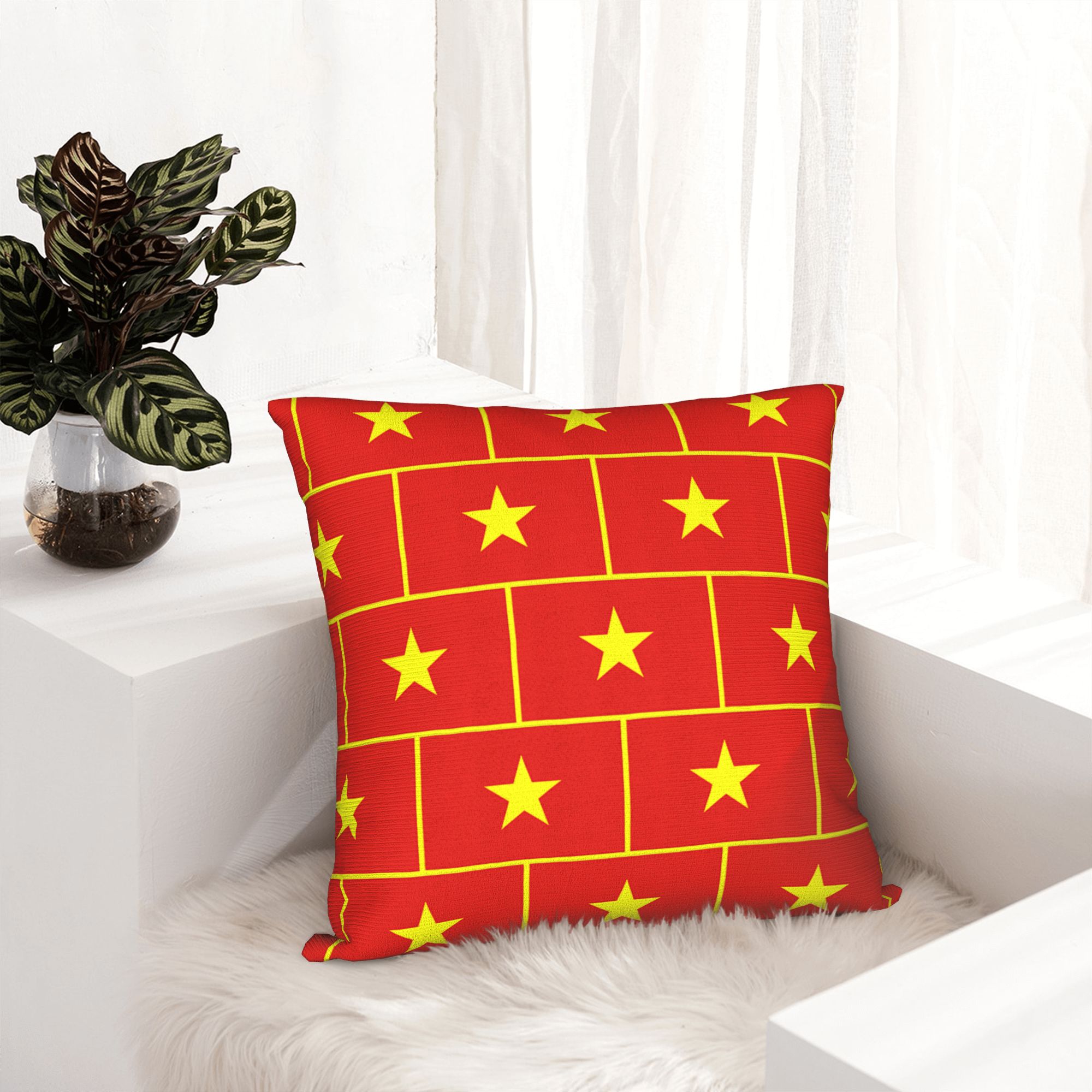 Printing Vietnam Flag Yellow S - Home Decor Vietnam review and price