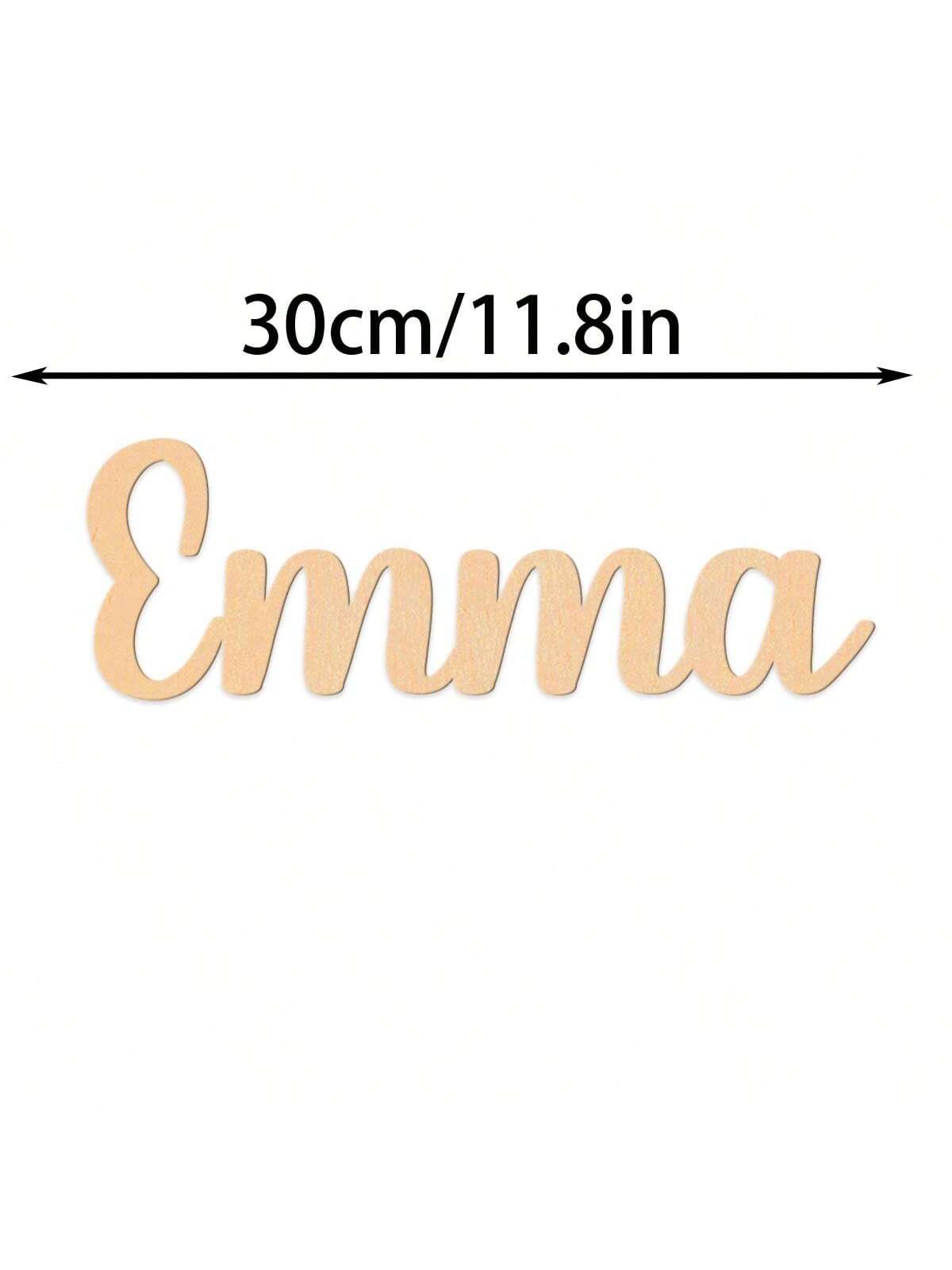 1pc Lovely Emma example Custom - Wooden Letter Sign review and price