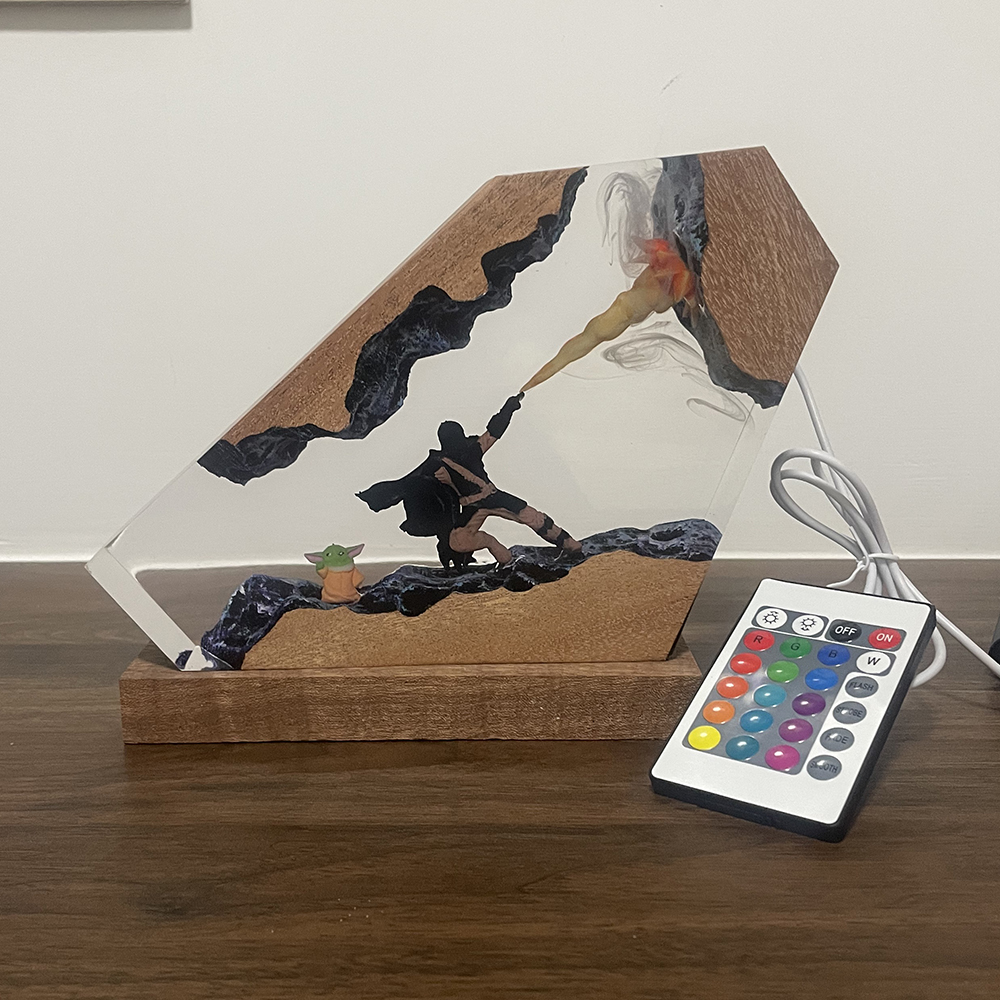 Table Resin Lamp Sci-fi Figure - Home Decor Lamp review and price