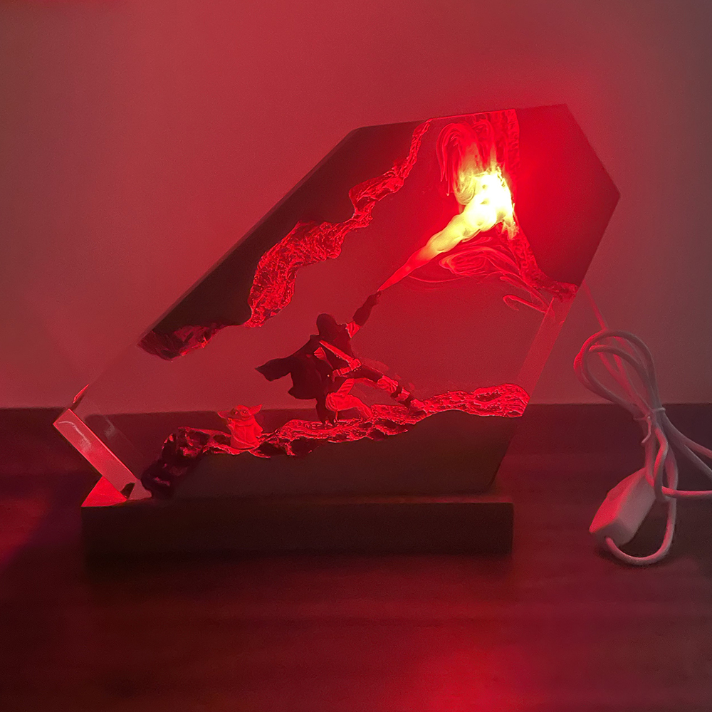 Table Resin Lamp Sci-fi Figure - Home Decor Lamp review and price
