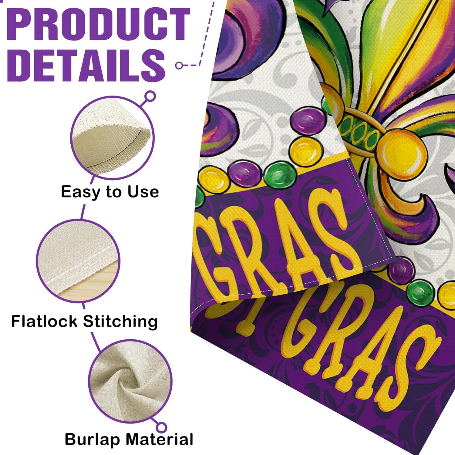 Dyrenson Happy Mardi Gras Fleu - Home Decor New Orleans review and price
