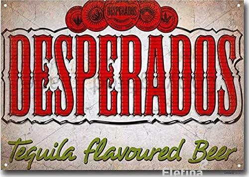 Metal Sign  - Desperados Tequi - Home Decor Kolkata review and price