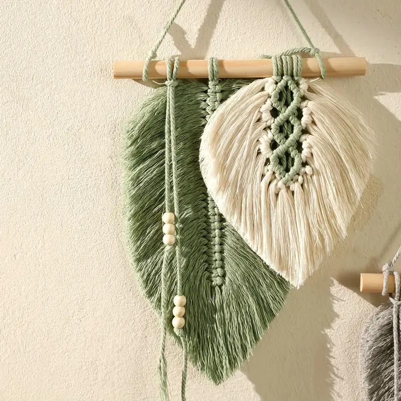Handmade Macrame Leaf Wall Han - Home Decor Handmade review and price