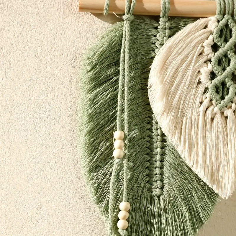 Handmade Macrame Leaf Wall Han - Home Decor Handmade review and price