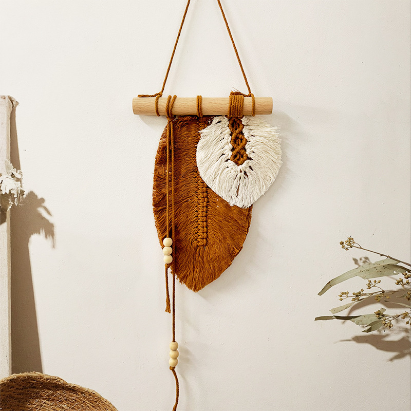 Handmade Macrame Leaf Wall Han - Home Decor Handmade review and price