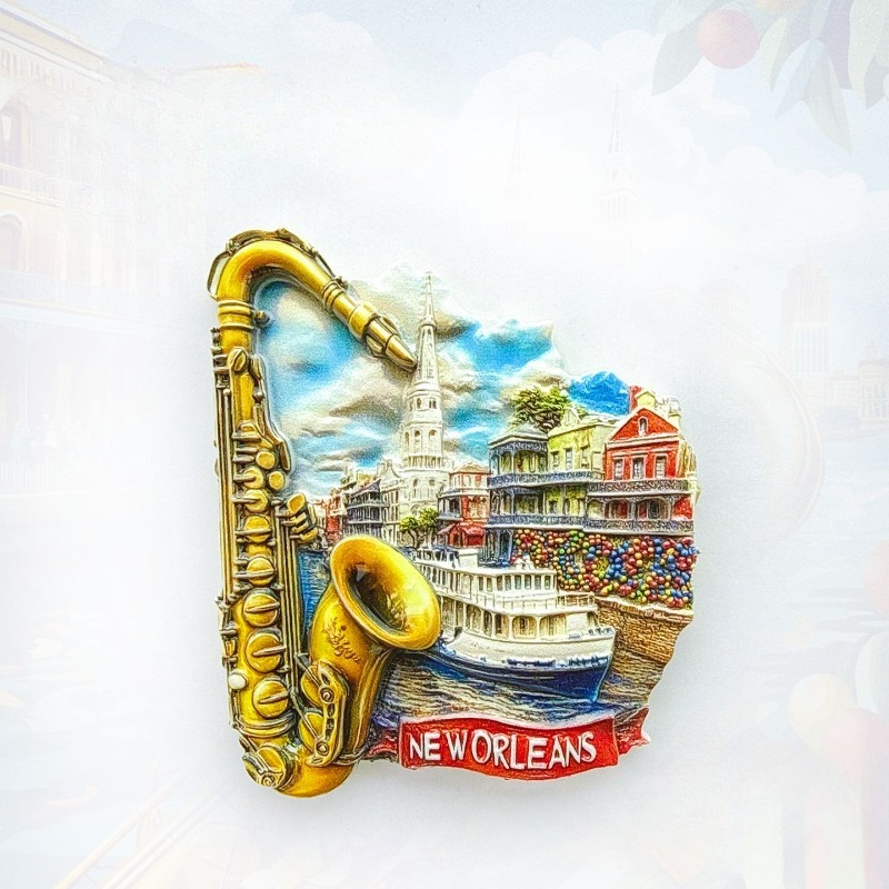 New Orleans Sax Fridge Magnet  - Home Decor New Orleans review and price