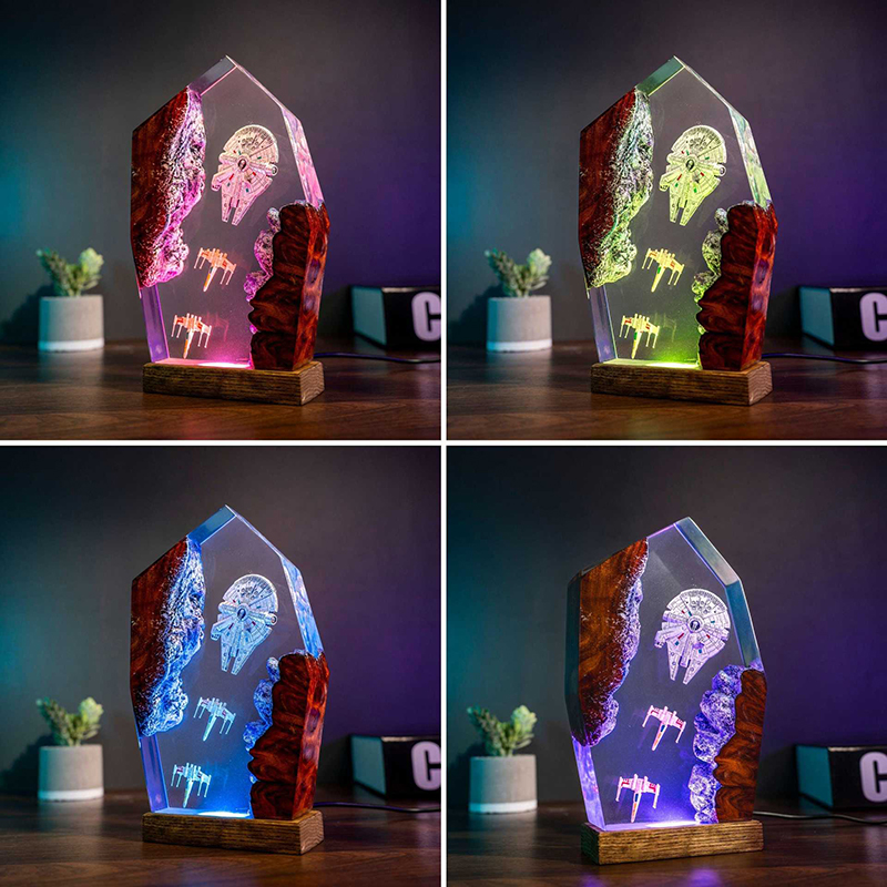 Table Resin Lamp Universe War  - Home Decor Lamp review and price
