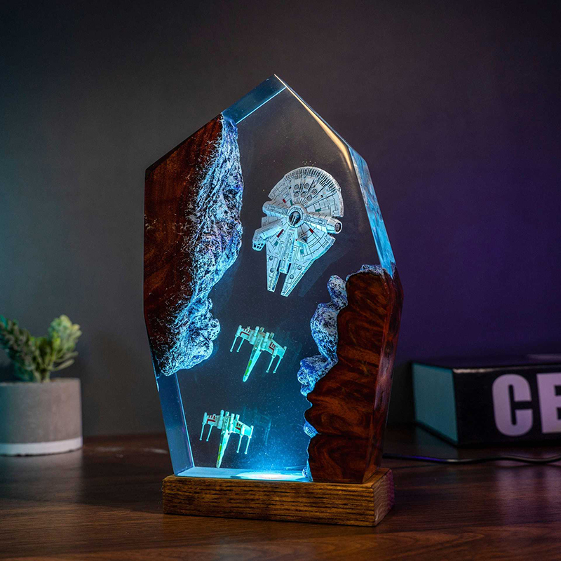 Table Resin Lamp Universe War  - Home Decor Lamp review and price
