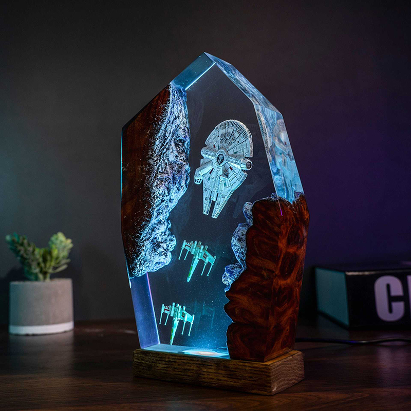 Table Resin Lamp Universe War  - Home Decor Lamp review and price