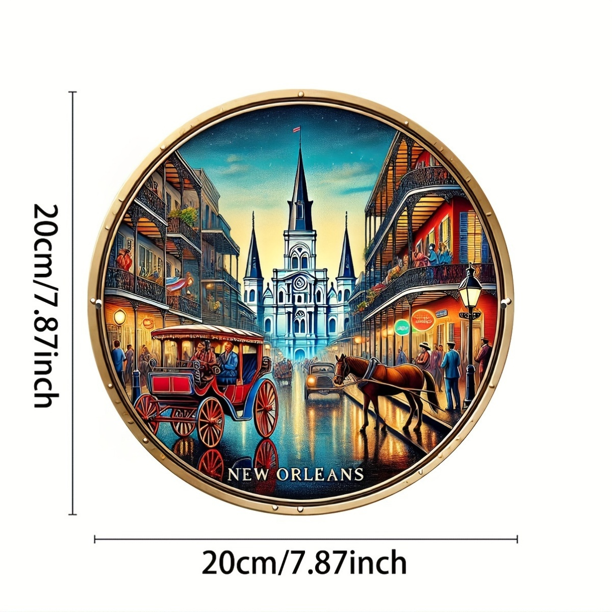 2D Metal Sign New Orleans Vint - Home Decor New Orleans review and price